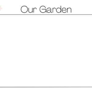 "Our Garden" Coloring Page