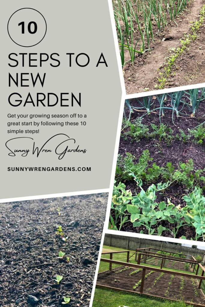 10 steps to a new garden