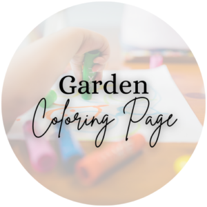 "Our Garden" Coloring Page